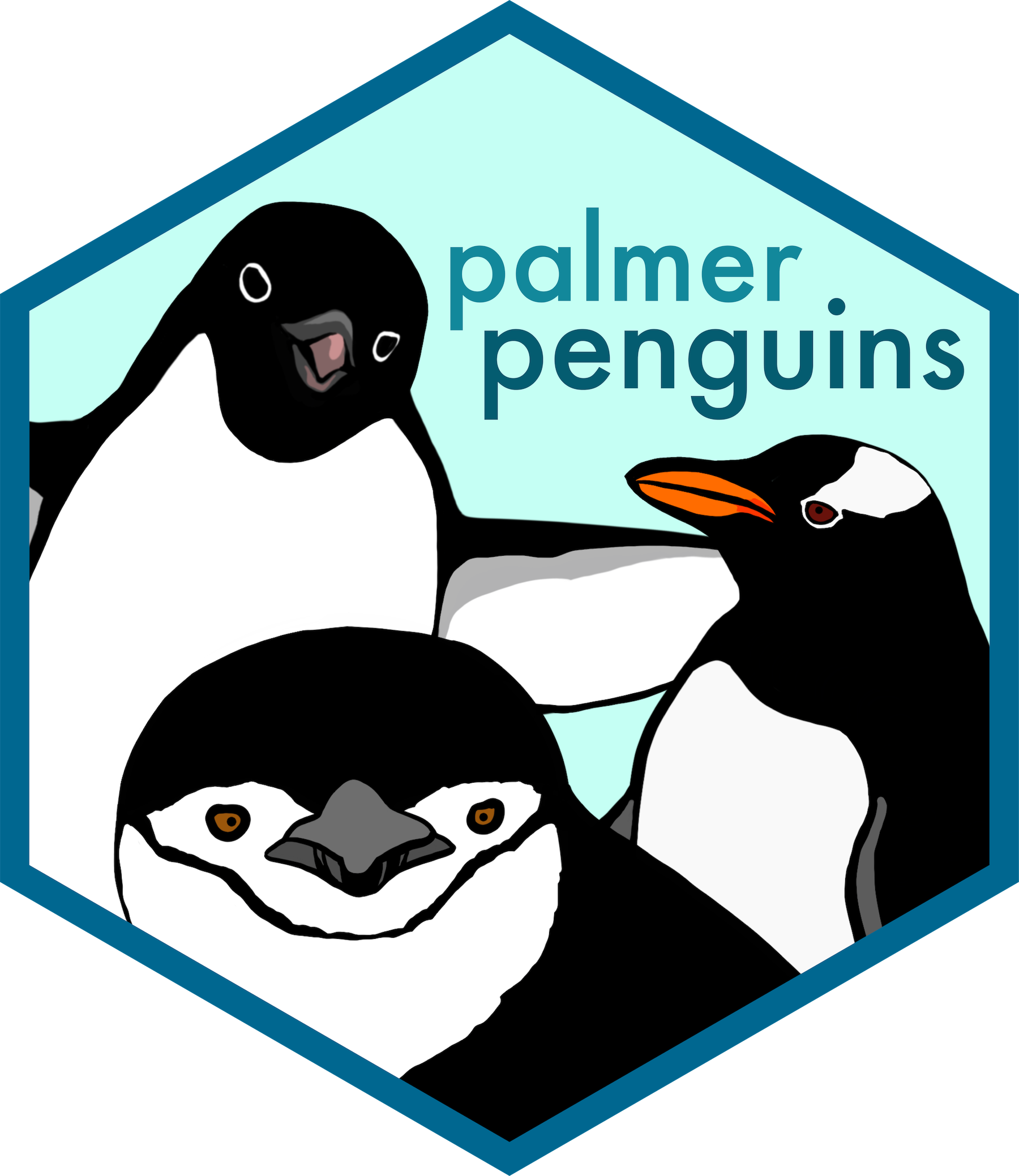 Palmer Penguins HEX sticker